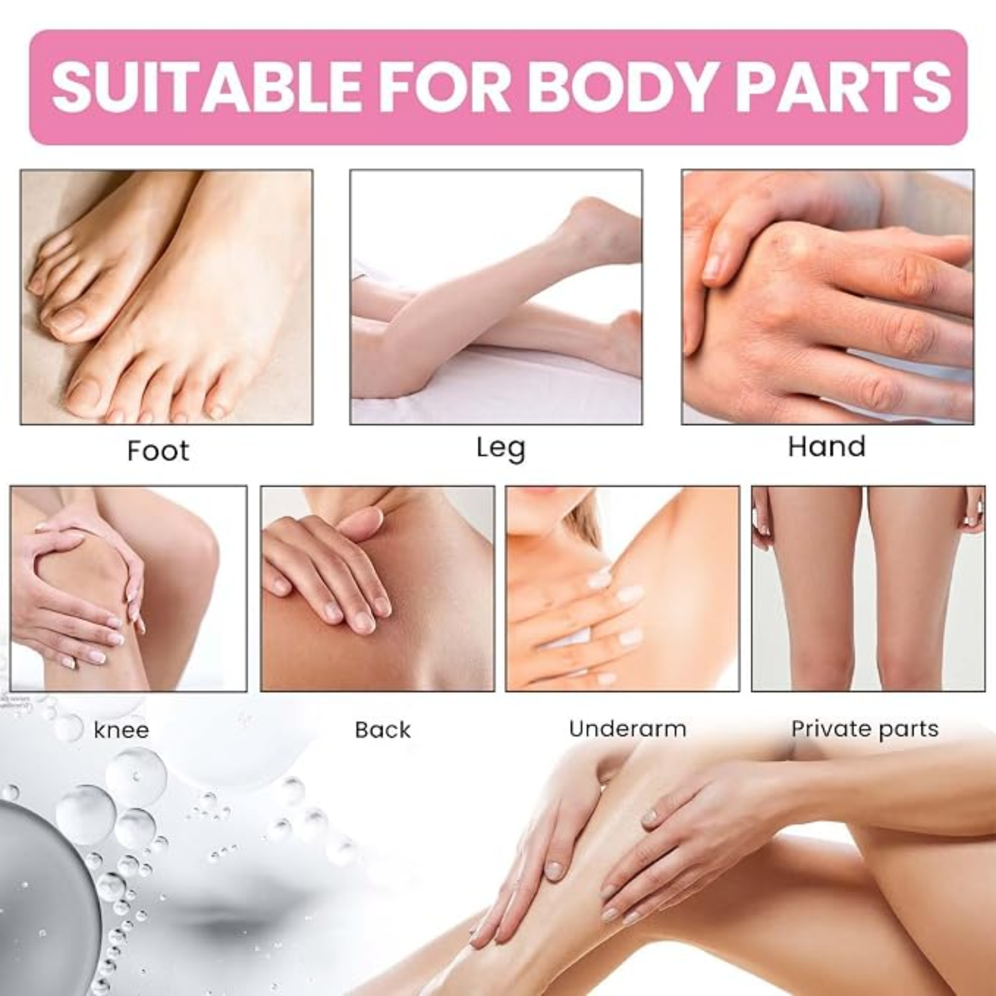 Crema para Aclarar las Axilas y Partes Intimas Para Piel Entrepierna Manchas Codos Piernas Zonas Íntimas Cara Axilas Rodillas Cuello 50G (3 bottles loción de cuidado de axilas y partes intimas)